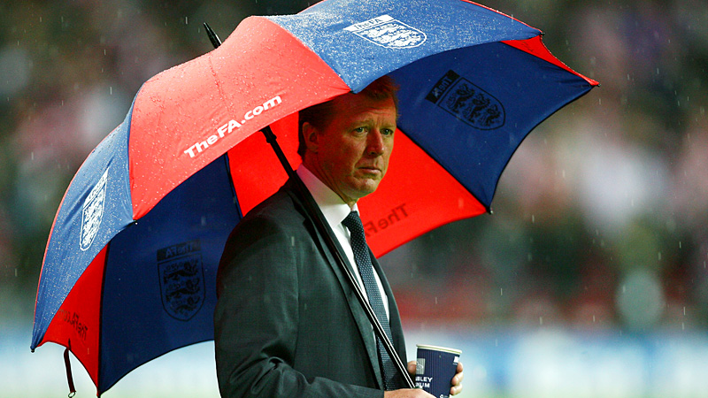 Steve McClaren's England tenure began brightly, and ended with him derided for using an umbrella.