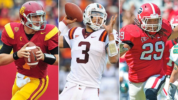Matt Barkley, Logan Thomas and Jarvis Jones