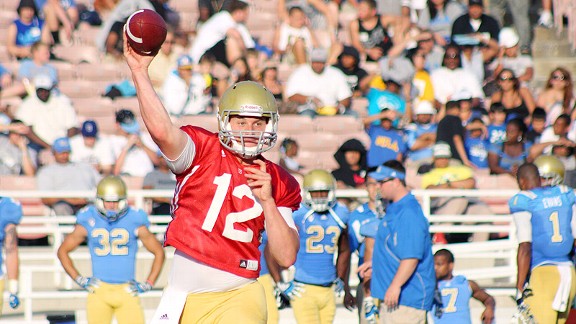 UCLA quarterback Richard Brehaut.