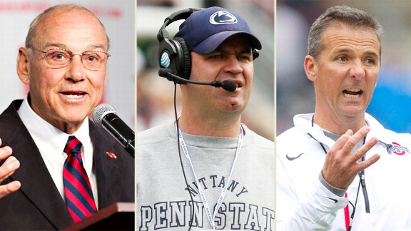 John L Smith, Bill O'Brien, Urban Meyer