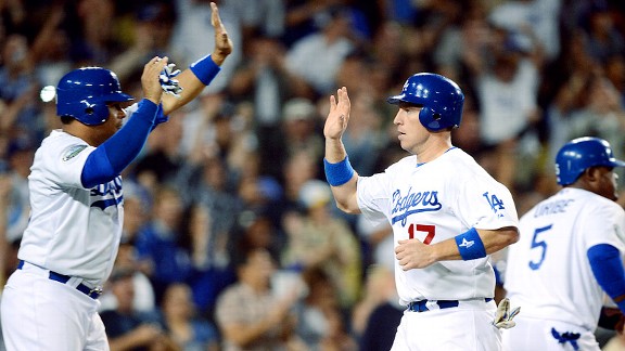 Los Angeles Dodgers celebrate