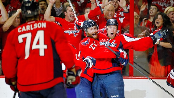 Washington Capitals celebrate
