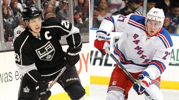 Dustin Brown and Ryan McDonagh