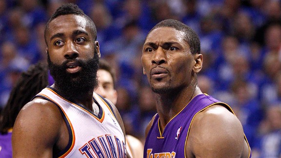 James Harden, Metta World Peace