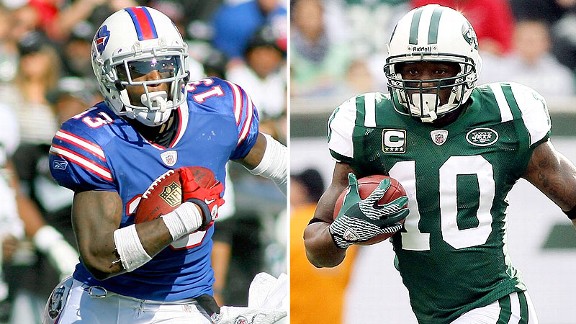 Steve Johnson and Santonio Holmes