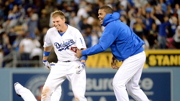 Los Angeles Dodgers celebrate