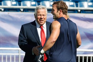 Robert Kraft and Wes Welker