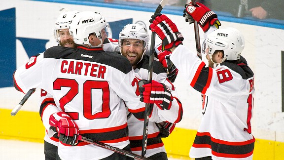 New Jersey Devils celebrate