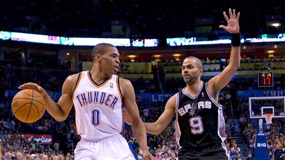 Russell Westbrook, Tony Parker