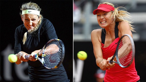 Victoria Azarenka and Maria Sharapova