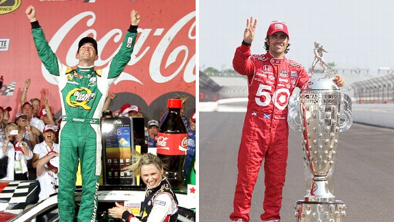 Kasey Kahne and Dario Franchitti
