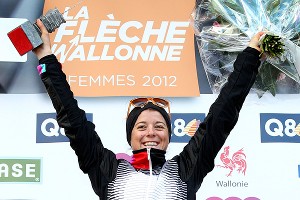 Evelyn StevensAP Photo/Yves LoggheEvelyn Stevens won the Fleche Wallonne classic in Belgium earlier this year.