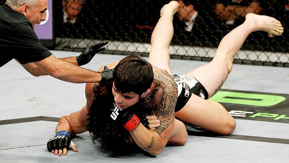 Erick Silva and Charlie Brenneman
