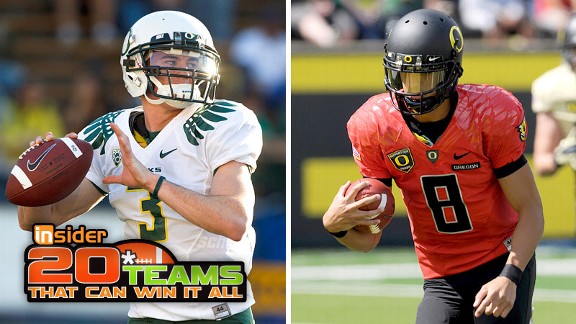 Bryan Bennett and Marcus Mariota