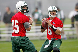 Tim Tebow and Mark Sanchez