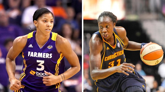 Candace Parker and Tina Charles