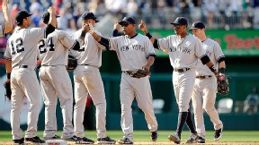 New York Yankees celebrate