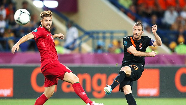 Rafael van der Vaart gave the Dutch hope versus Portugal. It didn't last.