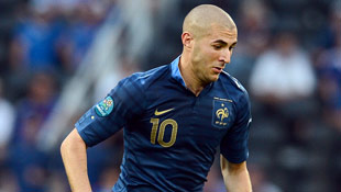 Karim Benzema hasn't yet scored a goal for France, but he's been influential on offense.