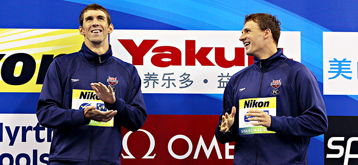 Phelps and Lochte