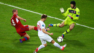 With Petr Cech in goal, the Czech Republic has made an improbable run to the quarterfinals.