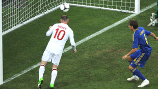 Wayne Rooney's header against Ukraine turned out to be the game-winning goal that put England atop Group D.