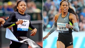 Allyson Felix/Sanya Richards-Ross