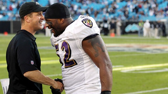 Jim Harbaugh & Ray Lewis