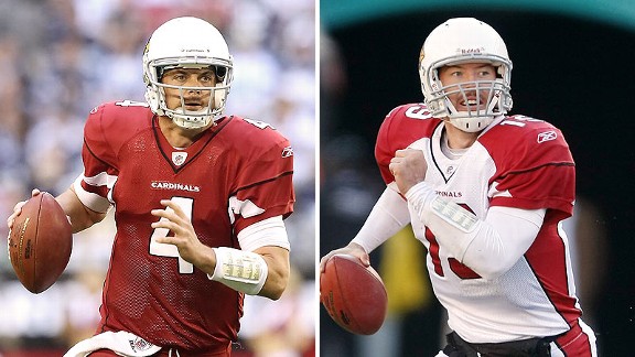 Kevin Kolb and John Skelton