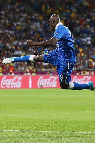 Could a direct, dynamic forward like Mario Balotelli decide the Euro 2012 final between two teams known for sparkling midfield play?