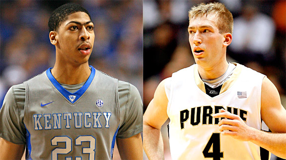 Anthony Davis and Robbie Hummel