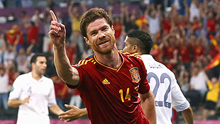 Xabi Alonso’s cool header destroyed France’s defensive will early, although Les Bleus were shameful in never really fighting back.