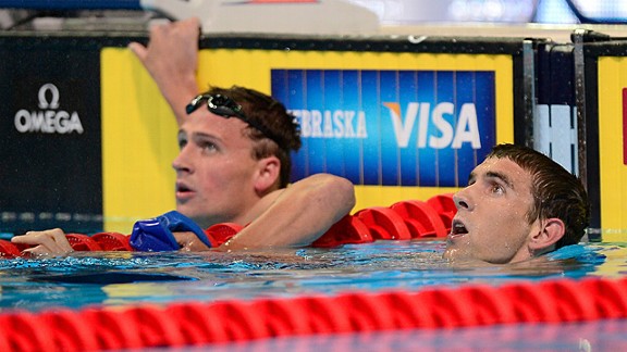 Ryan Lochte and Michael Phelps