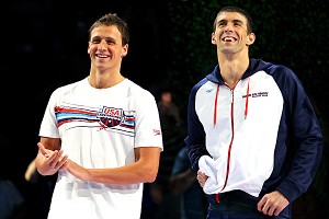 Ryan Lochte and Michael Phelps