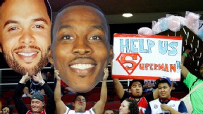 Dwight Howard and Deron Williams