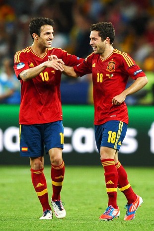 Jordi Alba was a revelation at left back, seizing his goalscoring chance with aplomb. Italy just couldn't match Spain at any position.