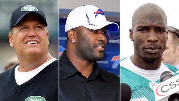 Ryan, Ochocinco, Williams