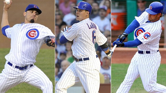 Matt Garza/Brian LaHair/Brett Jackson