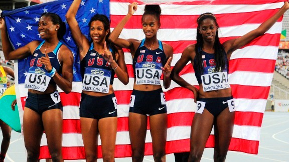 Team USA 4x400 women