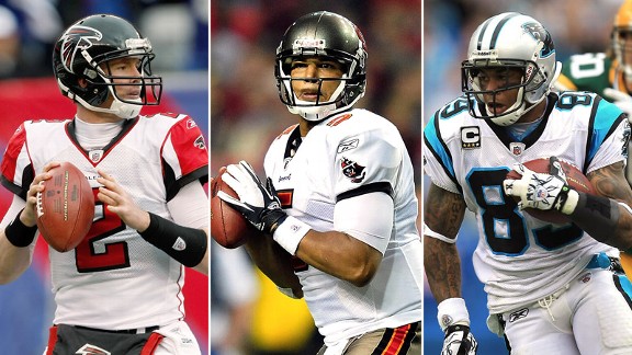 Matt Ryan, Josh Freeman, Steve Smith