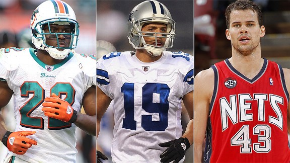 Reggie Bush/Miles Austin/Kris Humphries