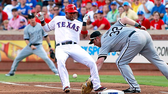 Elvis Andrus and Adam Dunn