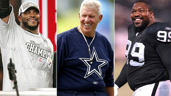 Jerome Bettis/Bill Parcells/Warren Sapp