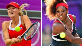 Maria Sharapova and Serena Williams