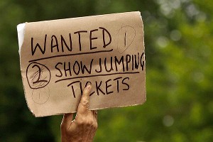 Olympic ticket sign