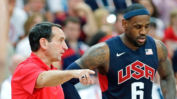Mike Krzyzewski and