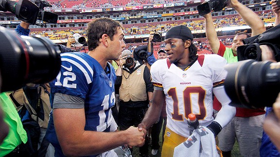Andrew Luck, Robert Griffin III