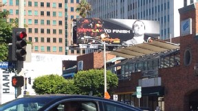 Matt Barkley billboard in Westwood, CA