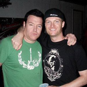 Steve Harwell and Dale Earnhardt Jr.