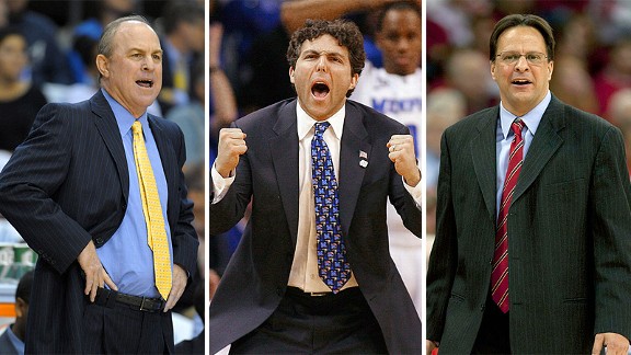 Ben Howland, Josh Pastner and Tom Crean